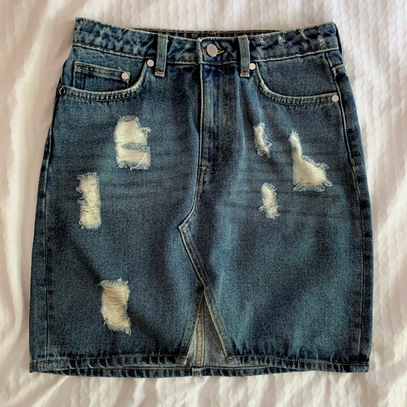 H&M denim mini skirt - Picture 1 of 6